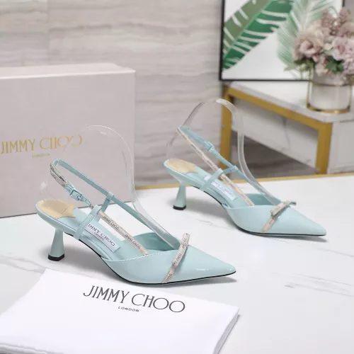 Cheap Jimmy Choo Sandals For Women #1348504 Replica Wholesale [$108.00 USD] [ITEM#1348504] on Replica Jimmy Choo Sandals