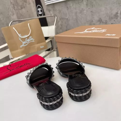 Cheap Christian Louboutin CL Slippers For Women #1348509 Replica Wholesale [$98.00 USD] [ITEM#1348509] on Replica Christian Louboutin CL Slippers