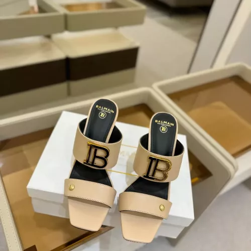 Cheap Balmain Slippers For Women #1348614 Replica Wholesale [$112.00 USD] [ITEM#1348614] on Replica Balmain Slippers
