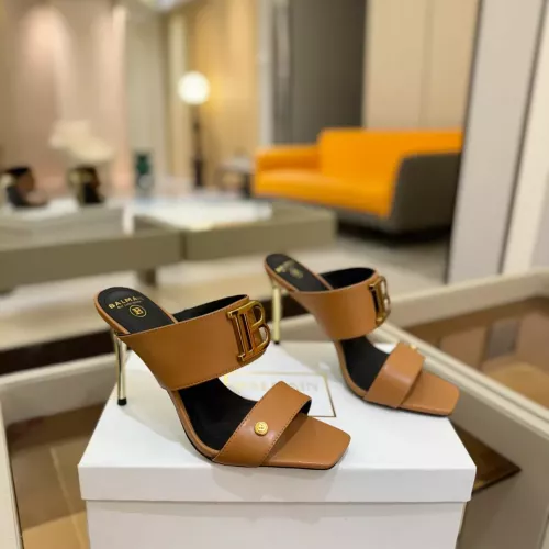 Cheap Balmain Slippers For Women #1348615 Replica Wholesale [$112.00 USD] [ITEM#1348615] on Replica Balmain Slippers
