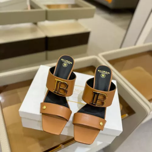 Cheap Balmain Slippers For Women #1348615 Replica Wholesale [$112.00 USD] [ITEM#1348615] on Replica Balmain Slippers