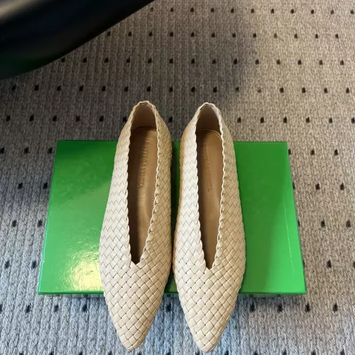 Cheap Bottega Veneta BV Flat Shoes For Women #1348640 Replica Wholesale [$128.00 USD] [ITEM#1348640] on Replica Bottega Veneta BV Flat Shoes