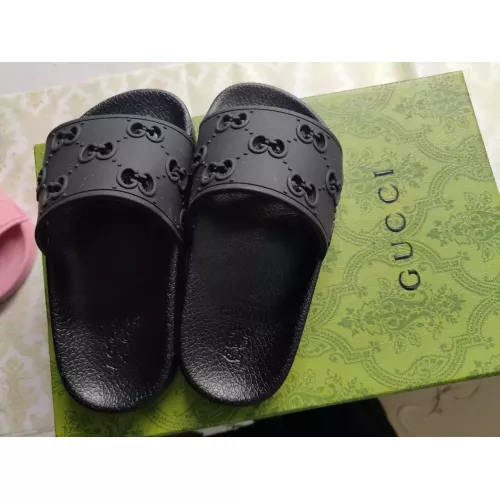 Cheap Gucci Kids' Slippers For Kids #1348644 Replica Wholesale [$48.00 USD] [ITEM#1348644] on Replica Gucci Kids' Shoes