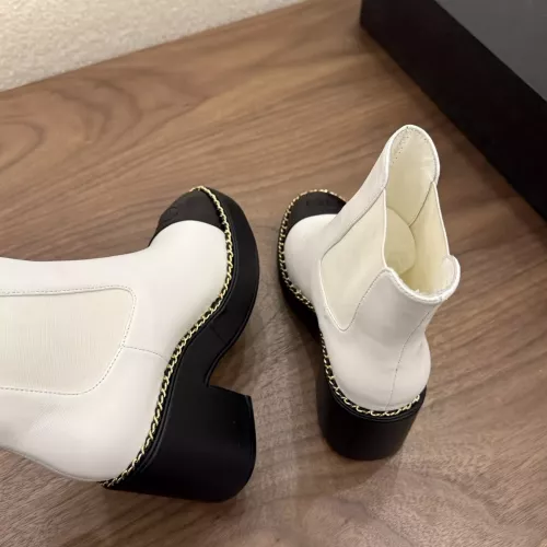 Cheap Chanel Boots For Women #1348674 Replica Wholesale [$135.00 USD] [ITEM#1348674] on Replica Chanel Boots
