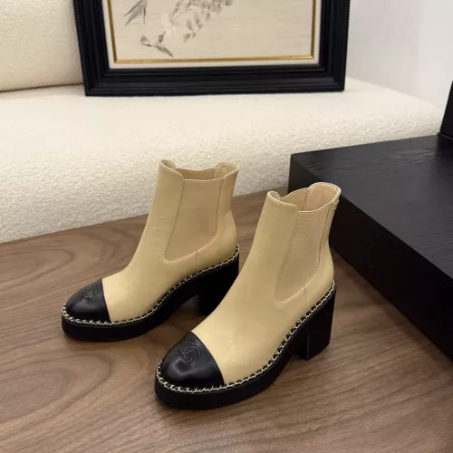 Cheap Chanel Boots For Women #1348675 Replica Wholesale [$135.00 USD] [ITEM#1348675] on Replica Chanel Boots