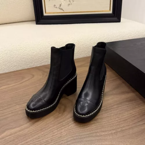 Cheap Chanel Boots For Women #1348676 Replica Wholesale [$135.00 USD] [ITEM#1348676] on Replica Chanel Boots