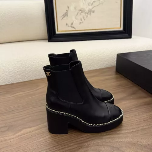 Cheap Chanel Boots For Women #1348676 Replica Wholesale [$135.00 USD] [ITEM#1348676] on Replica Chanel Boots