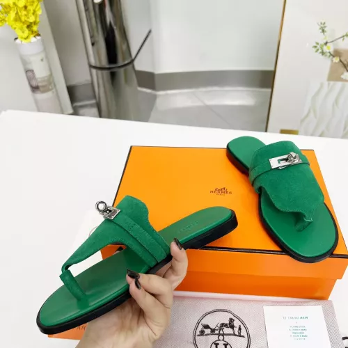 Cheap Hermes Slippers For Women #1348681 Replica Wholesale [$85.00 USD] [ITEM#1348681] on Replica Hermes Slippers