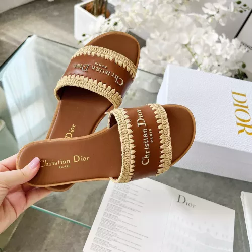 Cheap Christian Dior Slippers For Women #1348717 Replica Wholesale [$88.00 USD] [ITEM#1348717] on Replica Christian Dior Slippers
