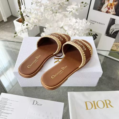 Cheap Christian Dior Slippers For Women #1348717 Replica Wholesale [$88.00 USD] [ITEM#1348717] on Replica Christian Dior Slippers