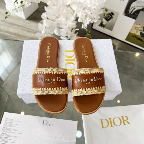 Cheap Christian Dior Slippers For Women #1348717 Replica Wholesale [$88.00 USD] [ITEM#1348717] on Replica Christian Dior Slippers