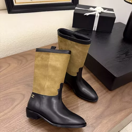 Cheap Chanel Boots For Women #1348731 Replica Wholesale [$132.00 USD] [ITEM#1348731] on Replica Chanel Boots
