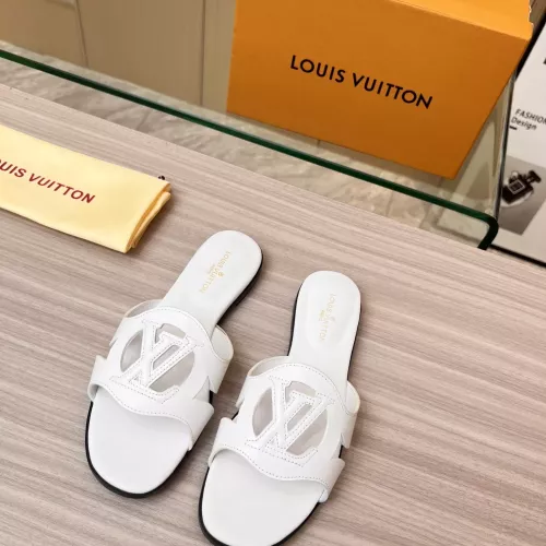Cheap Louis Vuitton Slippers For Women #1348735 Replica Wholesale [$85.00 USD] [ITEM#1348735] on Replica Louis Vuitton Slippers
