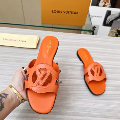 Cheap Louis Vuitton Slippers For Women #1348738 Replica Wholesale [$85.00 USD] [ITEM#1348738] on Replica Louis Vuitton Slippers