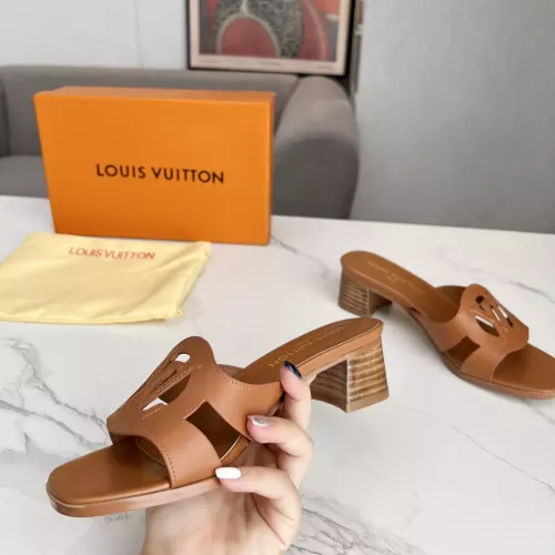 Cheap Louis Vuitton Slippers For Women #1348748 Replica Wholesale [$85.00 USD] [ITEM#1348748] on Replica Louis Vuitton Slippers