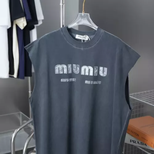 MIU MIU T-Shirts Sleeveless For Unisex #1348838