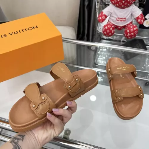 Cheap Louis Vuitton Slippers For Women #1348867 Replica Wholesale [$72.00 USD] [ITEM#1348867] on Replica Louis Vuitton Slippers