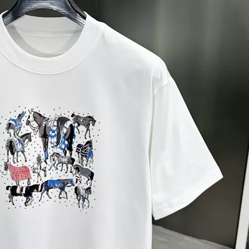 Cheap Hermes T-Shirts Short Sleeved For Men #1349010 Replica Wholesale [$64.00 USD] [ITEM#1349010] on Replica Hermes T-Shirts