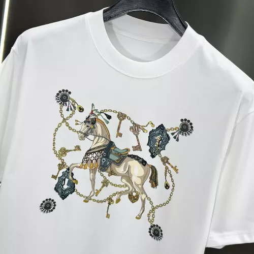 Cheap Hermes T-Shirts Short Sleeved For Men #1349016 Replica Wholesale [$64.00 USD] [ITEM#1349016] on Replica Hermes T-Shirts
