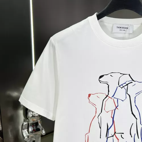 Cheap Thom Browne TB T-Shirts Short Sleeved For Men #1349102 Replica Wholesale [$80.00 USD] [ITEM#1349102] on Replica Thom Browne TB T-Shirts