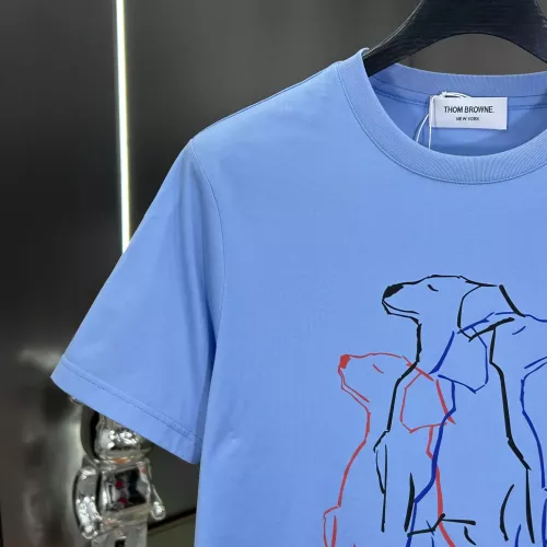 Cheap Thom Browne TB T-Shirts Short Sleeved For Men #1349103 Replica Wholesale [$80.00 USD] [ITEM#1349103] on Replica Thom Browne TB T-Shirts