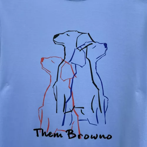 Cheap Thom Browne TB T-Shirts Short Sleeved For Men #1349103 Replica Wholesale [$80.00 USD] [ITEM#1349103] on Replica Thom Browne TB T-Shirts