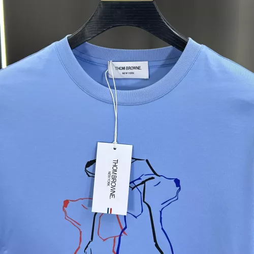 Cheap Thom Browne TB T-Shirts Short Sleeved For Men #1349103 Replica Wholesale [$80.00 USD] [ITEM#1349103] on Replica Thom Browne TB T-Shirts