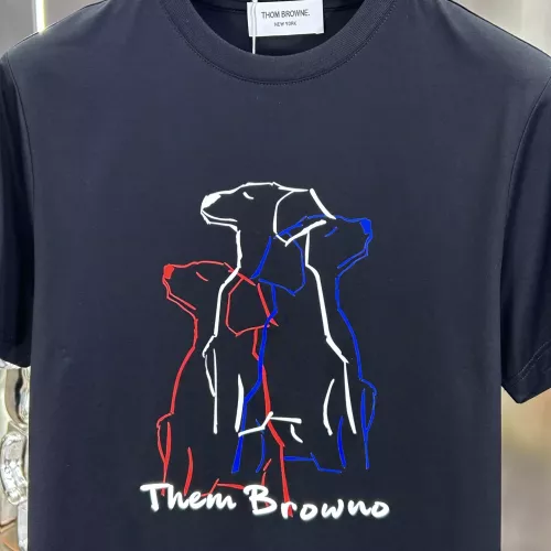 Cheap Thom Browne TB T-Shirts Short Sleeved For Men #1349104 Replica Wholesale [$80.00 USD] [ITEM#1349104] on Replica Thom Browne TB T-Shirts