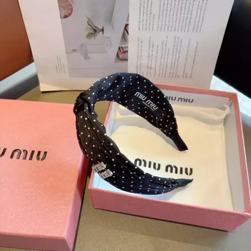 Cheap MIU MIU Headband For Women #1349413 Replica Wholesale [$27.00 USD] [ITEM#1349413] on Replica MIU MIU Headband