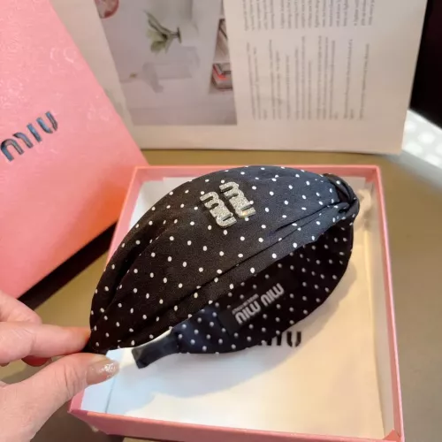 Cheap MIU MIU Headband For Women #1349413 Replica Wholesale [$27.00 USD] [ITEM#1349413] on Replica MIU MIU Headband