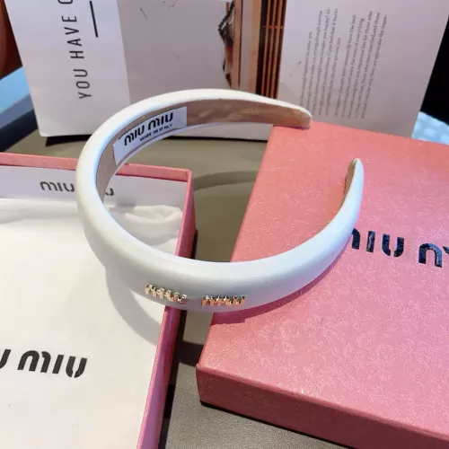 Cheap MIU MIU Headband For Women #1349564 Replica Wholesale [$27.00 USD] [ITEM#1349564] on Replica MIU MIU Headband