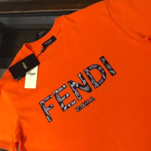 Cheap Fendi T-Shirts Short Sleeved For Unisex #1349828 Replica Wholesale [$42.00 USD] [ITEM#1349828] on Replica Fendi T-Shirts