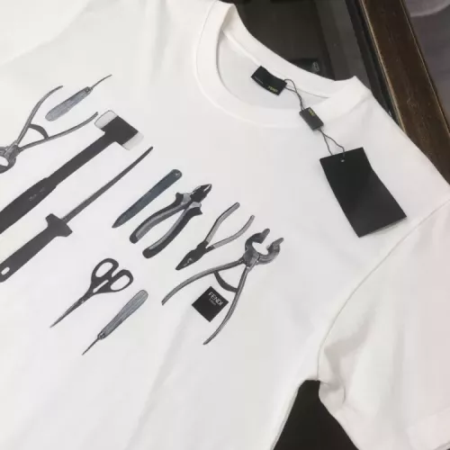 Cheap Fendi T-Shirts Short Sleeved For Men #1349992 Replica Wholesale [$42.00 USD] [ITEM#1349992] on Replica Fendi T-Shirts