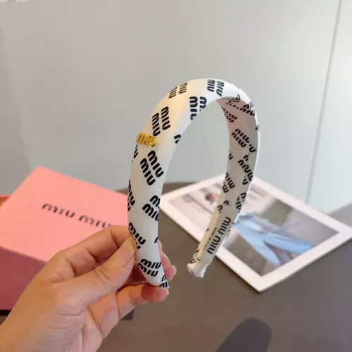 Cheap MIU MIU Headband For Women #1350108 Replica Wholesale [$27.00 USD] [ITEM#1350108] on Replica MIU MIU Headband