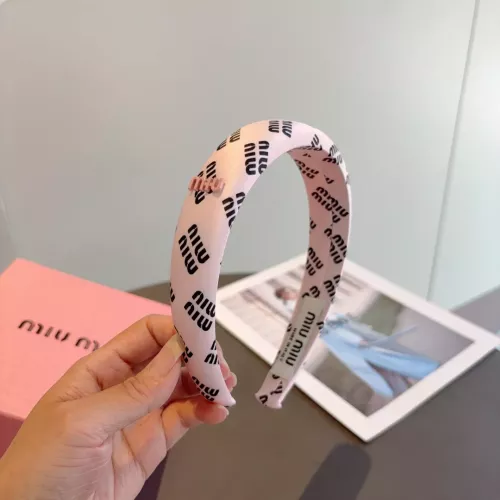 Cheap MIU MIU Headband For Women #1350109 Replica Wholesale [$27.00 USD] [ITEM#1350109] on Replica MIU MIU Headband