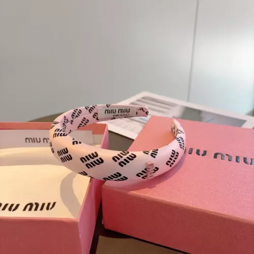 Cheap MIU MIU Headband For Women #1350109 Replica Wholesale [$27.00 USD] [ITEM#1350109] on Replica MIU MIU Headband