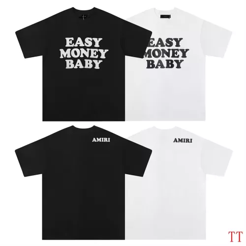 Cheap Amiri T-Shirts Short Sleeved For Unisex #1350212 Replica Wholesale [$29.00 USD] [ITEM#1350212] on Replica Amiri T-Shirts