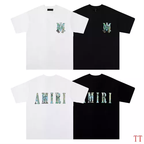 Cheap Amiri T-Shirts Short Sleeved For Unisex #1350217 Replica Wholesale [$29.00 USD] [ITEM#1350217] on Replica Amiri T-Shirts