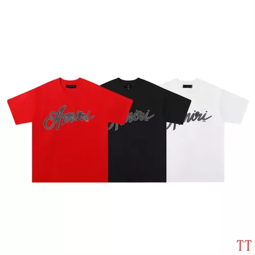 Cheap Amiri T-Shirts Short Sleeved For Unisex #1350220 Replica Wholesale [$29.00 USD] [ITEM#1350220] on Replica Amiri T-Shirts