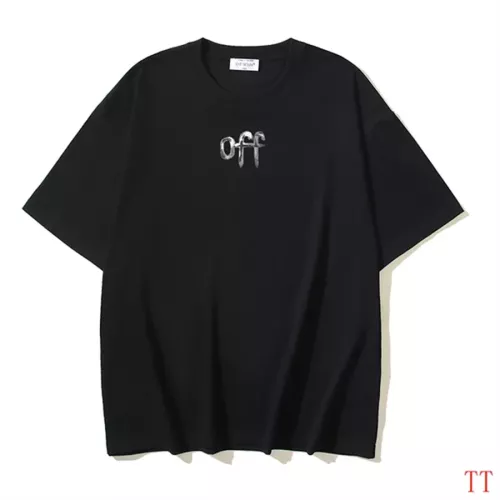 Cheap Off-White T-Shirts Short Sleeved For Unisex #1350343 Replica Wholesale [$32.00 USD] [ITEM#1350343] on Replica Off-White T-Shirts