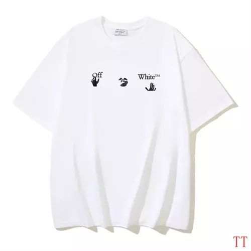Cheap Off-White T-Shirts Short Sleeved For Unisex #1350345 Replica Wholesale [$29.00 USD] [ITEM#1350345] on Replica Off-White T-Shirts