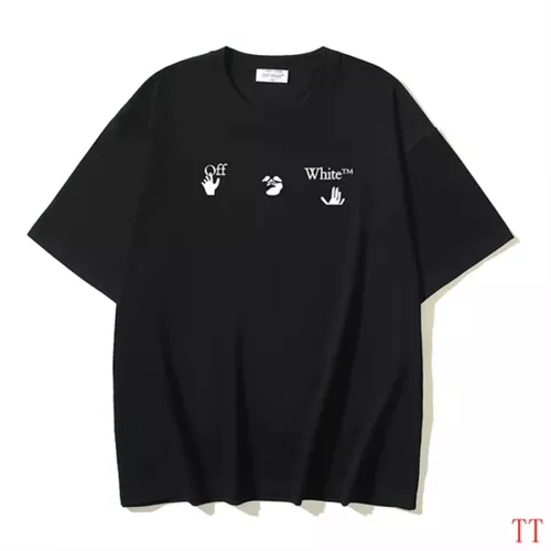 Cheap Off-White T-Shirts Short Sleeved For Unisex #1350349 Replica Wholesale [$29.00 USD] [ITEM#1350349] on Replica Off-White T-Shirts