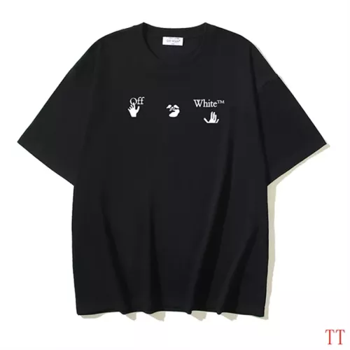 Cheap Off-White T-Shirts Short Sleeved For Unisex #1350350 Replica Wholesale [$29.00 USD] [ITEM#1350350] on Replica Off-White T-Shirts