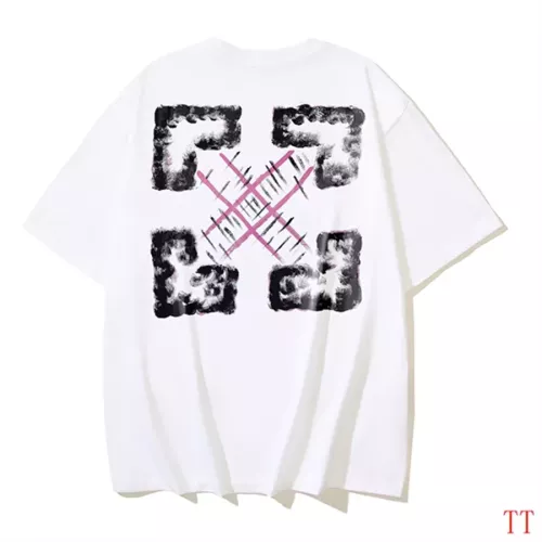 Cheap Off-White T-Shirts Short Sleeved For Unisex #1350351 Replica Wholesale [$32.00 USD] [ITEM#1350351] on Replica Off-White T-Shirts