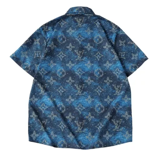 Cheap Louis Vuitton LV Shirts Short Sleeved For Unisex #1350415 Replica Wholesale [$48.00 USD] [ITEM#1350415] on Replica Louis Vuitton LV Shirts