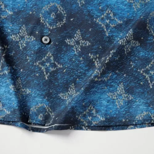 Cheap Louis Vuitton LV Shirts Short Sleeved For Unisex #1350415 Replica Wholesale [$48.00 USD] [ITEM#1350415] on Replica Louis Vuitton LV Shirts