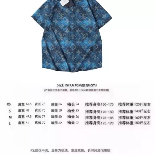 Cheap Louis Vuitton LV Shirts Short Sleeved For Unisex #1350415 Replica Wholesale [$48.00 USD] [ITEM#1350415] on Replica Louis Vuitton LV Shirts