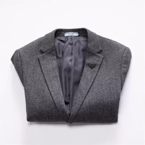 Cheap Prada Jackets Long Sleeved For Men #1350443 Replica Wholesale [$68.00 USD] [ITEM#1350443] on Replica Prada Jackets