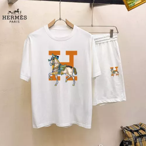Hermes Tracksuits Short Sleeved For Men #1350525