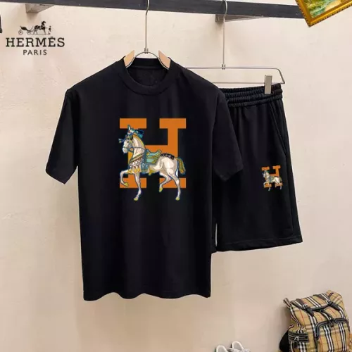 Hermes Tracksuits Short Sleeved For Men #1350526